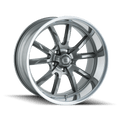Ridler 650 18X9.5 5X127 0Et 83.82Cb Grey/Polished Lip