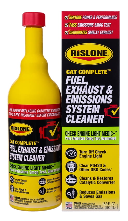 Rislone 4720 Cat Complete Fuel, Exhaust & Emissions System Cleaner, 16.9 oz