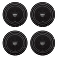 Rockford Fosgate 12 Inch 500 Watt Shallow Mount Slim Car Subwoofer (4 Pack)