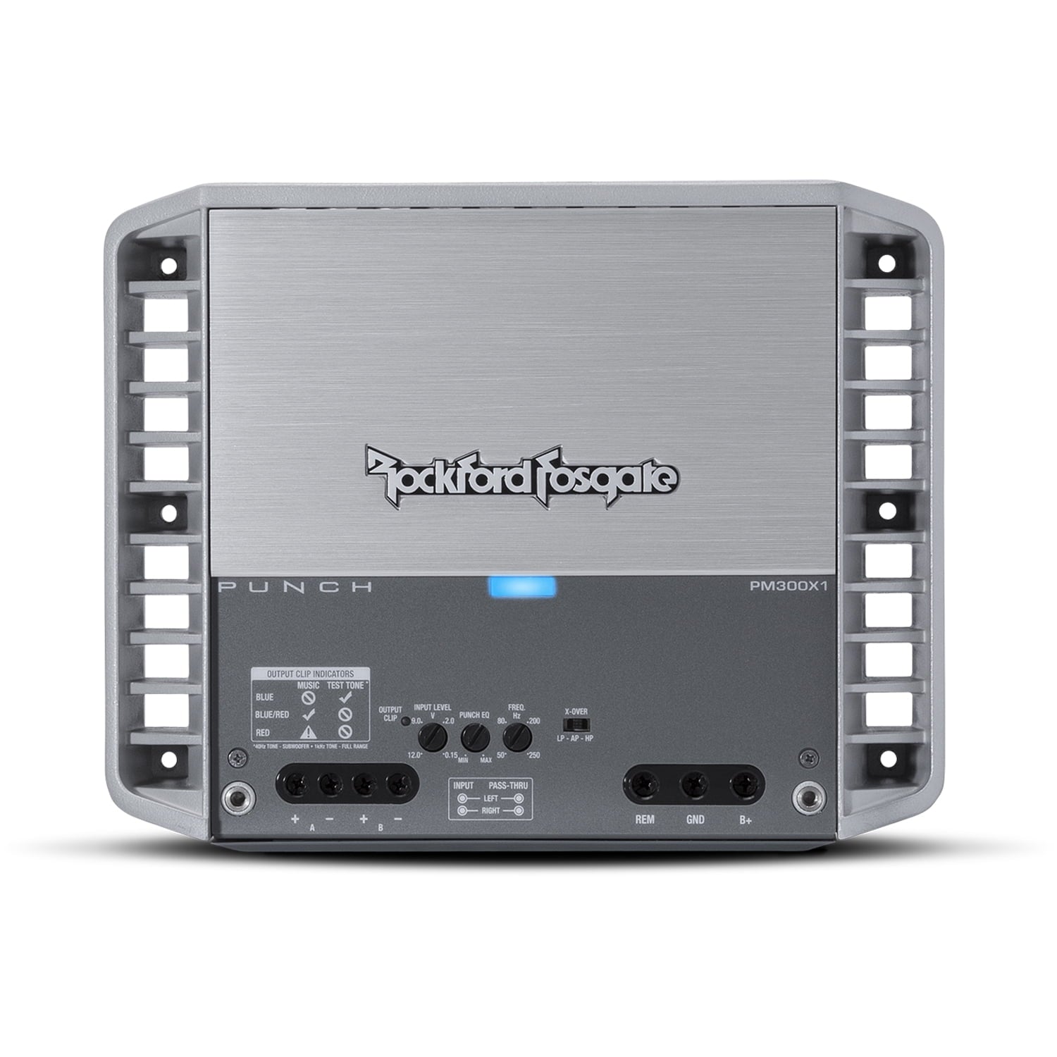 Rockford Fosgate PM300X1 Punch Marine&nbsp;300 Watt Full-Range Mono Amplifier