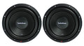 Rockford Fosgate R2D2 10" 1000W 2-Ohm DVC Car Audio Subwoofer Set, 2pk
