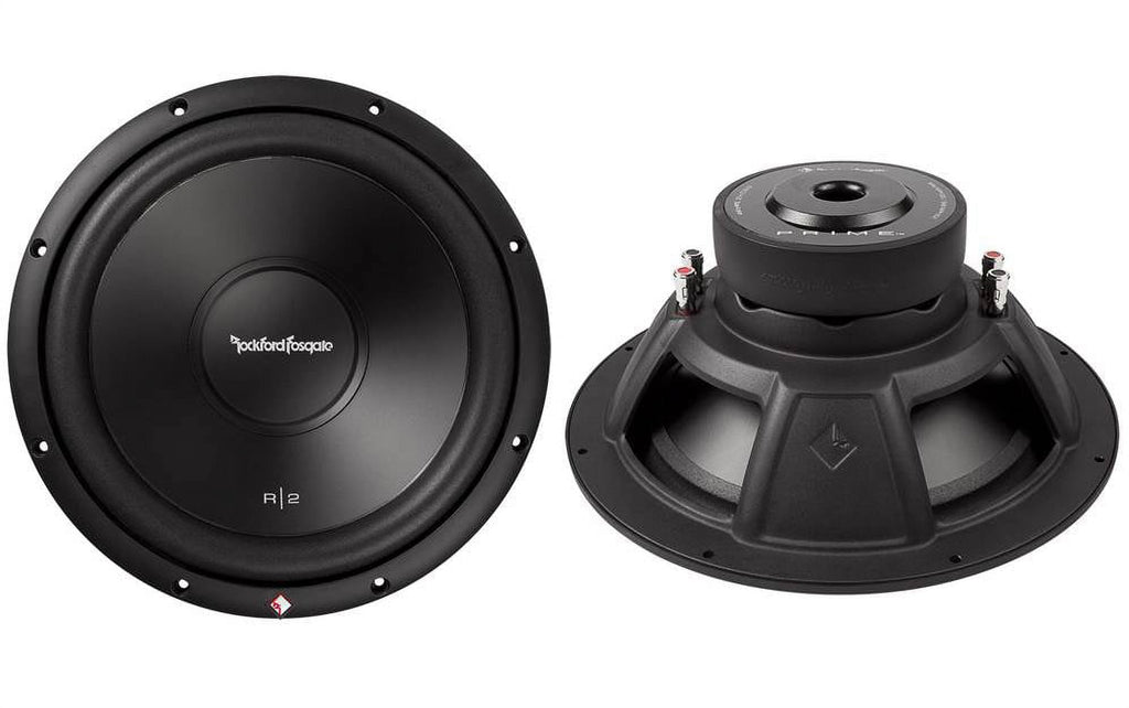 Rockford Fosgate R2D2-12 12" 1000W 2-Ohm DVC Car Audio Power Subwoofers
