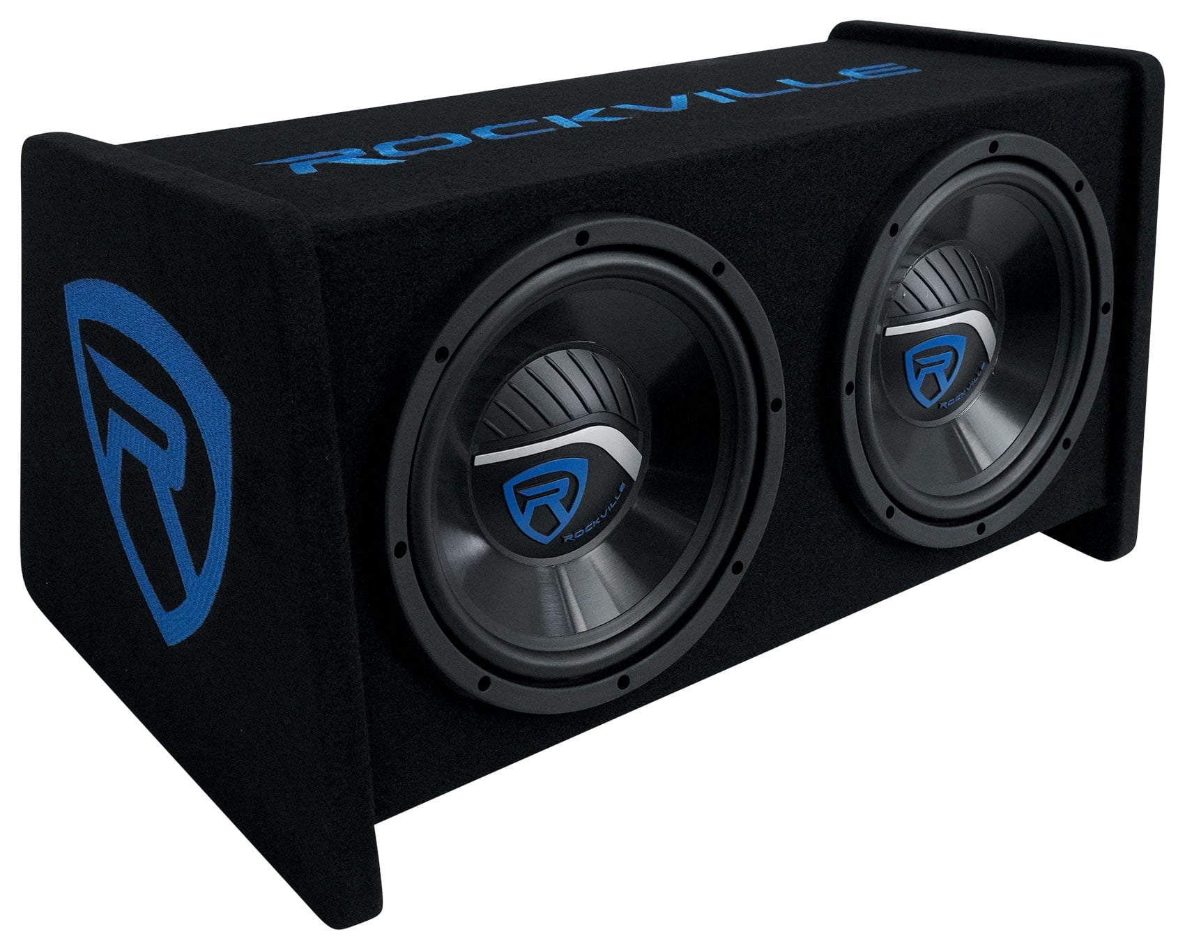 Rockville RV1010P Dual 10" 1000w Car Audio Subwoofers in Vented Sub Enclosure Box
