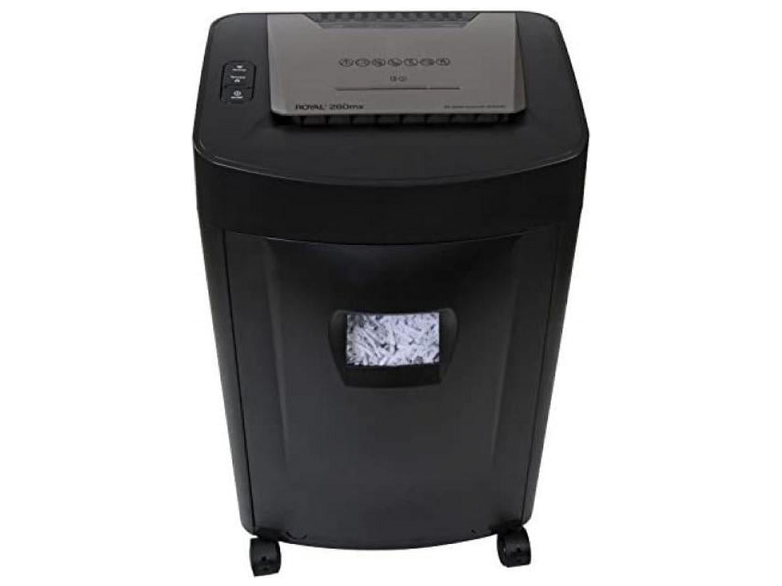 Royal 260MX Paper Shredder - Non-continuous Shredder - Cross Cut - 20 Per Pass - for shredding Paper, CD, DVD, Credit Card, Staples - 8.75" Throat - 1 Hour Run Time - 40 Minute Cool Down Time - 8