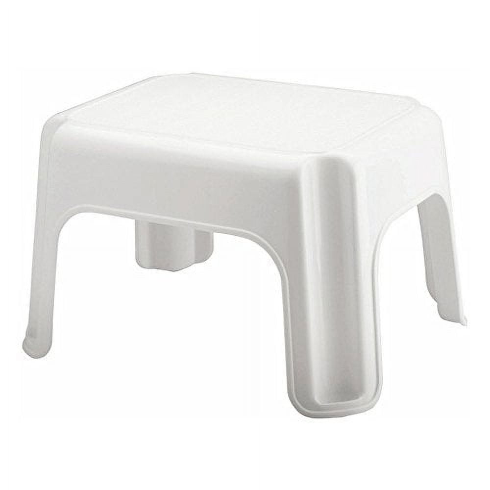 Rubbermaid Basic 1-Step Stool, White