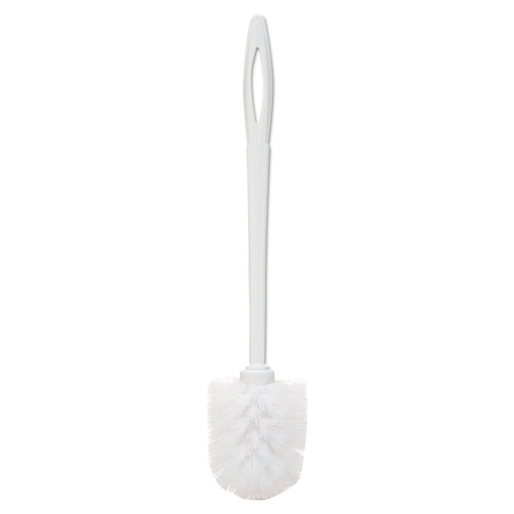 Rubbermaid Commercial, RCP631000WE, Long Handle Toilet Bowl Brush, 1 Each, White