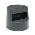 Rubbermaid FG252300BLA Black Mobile 2-Step 13 Stepstool"