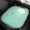 SDJMa Soft Car Seat Cushion, Soft Seat Pad Warm for Car and Office Chair Non-Slip Universal Fit,19.6 inch x19.6 Inch