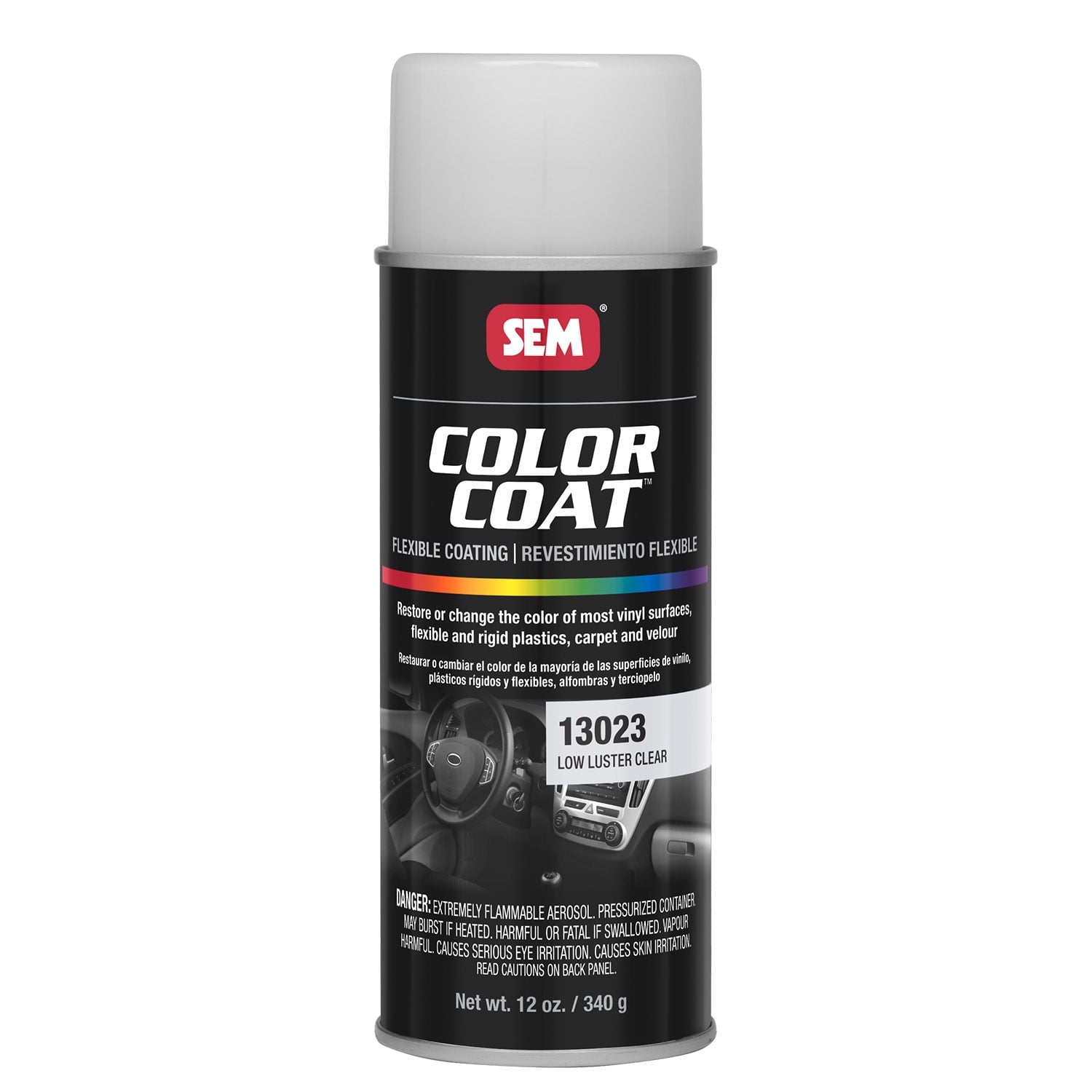 SEM 13023 Low Luster Clear Coat, Vinyl Paint