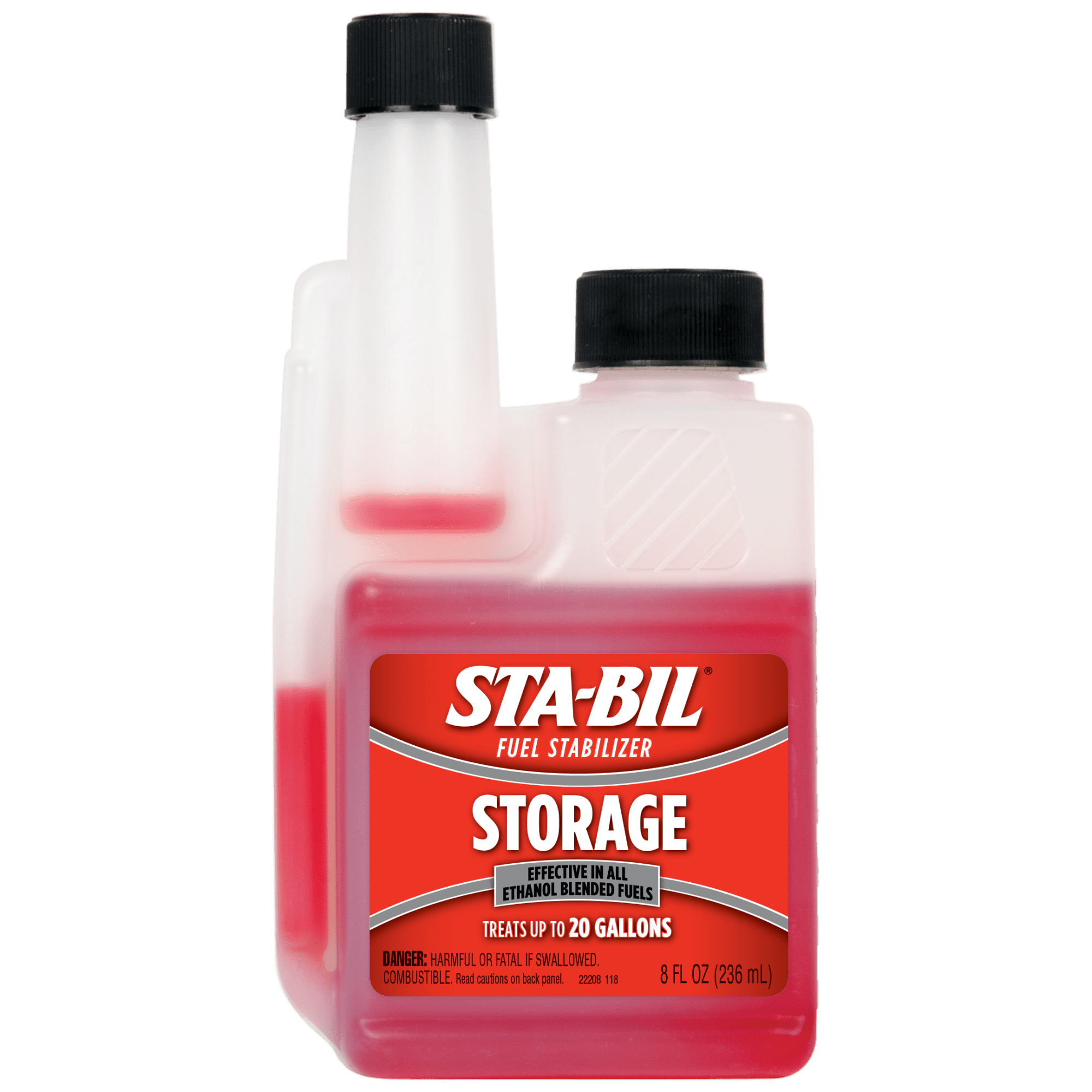 STA-BIL Storage Fuel Stabilizer - Keeps Fuel Fresh for 24 Months - Prevents Corrosion - Gasoline Treatment that Protects Fuel System - Fuel Saver - Treats 20 Gallons - 8 Fl. Oz.