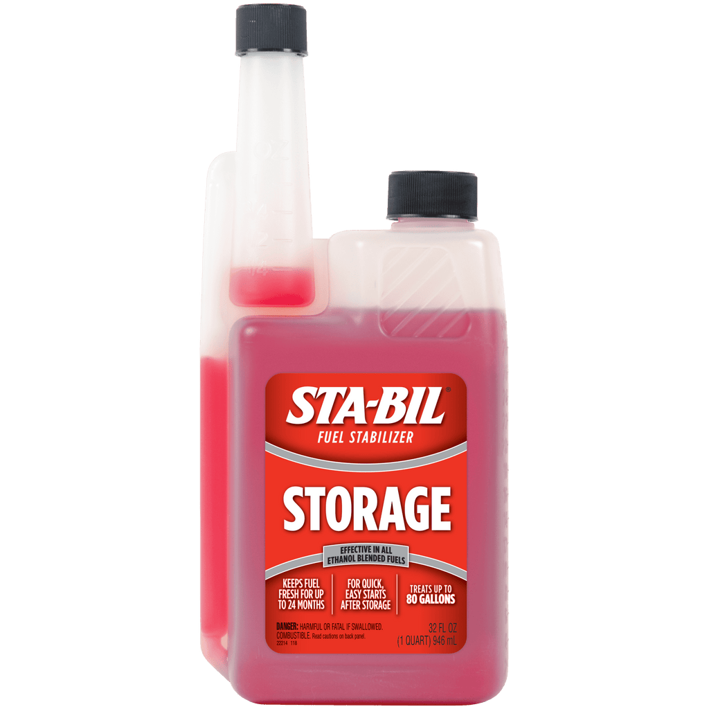 STA-BIL Storage Fuel Stabilizer - Keeps Fuel Fresh for 24 Months - Prevents Corrosion - Gasoline Treatment that Protects Fuel System - Fuel Saver - Treats 80 Gallons - 32 Fl. Oz.
