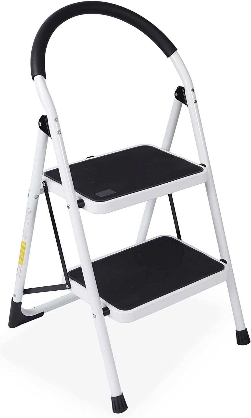 SUGIFT 2 Step Ladder Folding Step Stool with Anti-Slip Pedal Steel Ladder for Household, Kitchen and Office