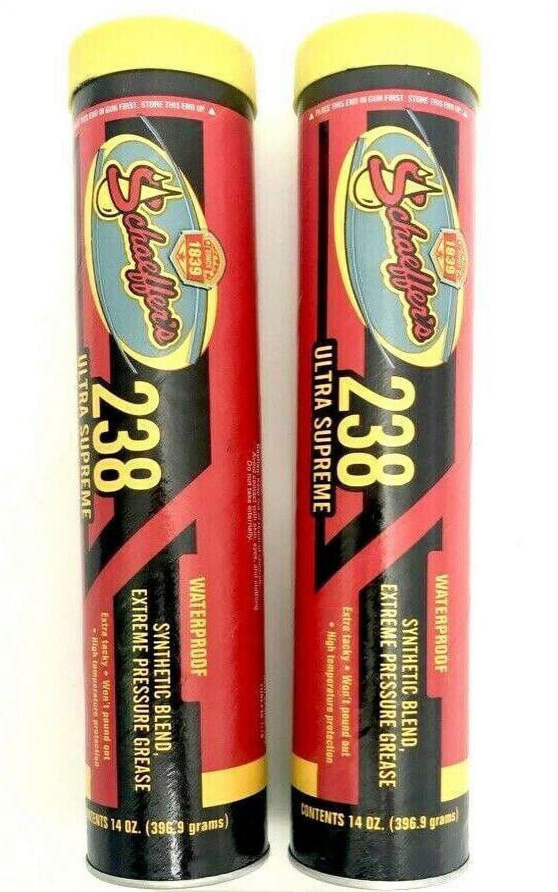 Schaeffer's 238 Ultra Supreme Synthetic Wheel Bearing Waterproof Grease 2-PACK
