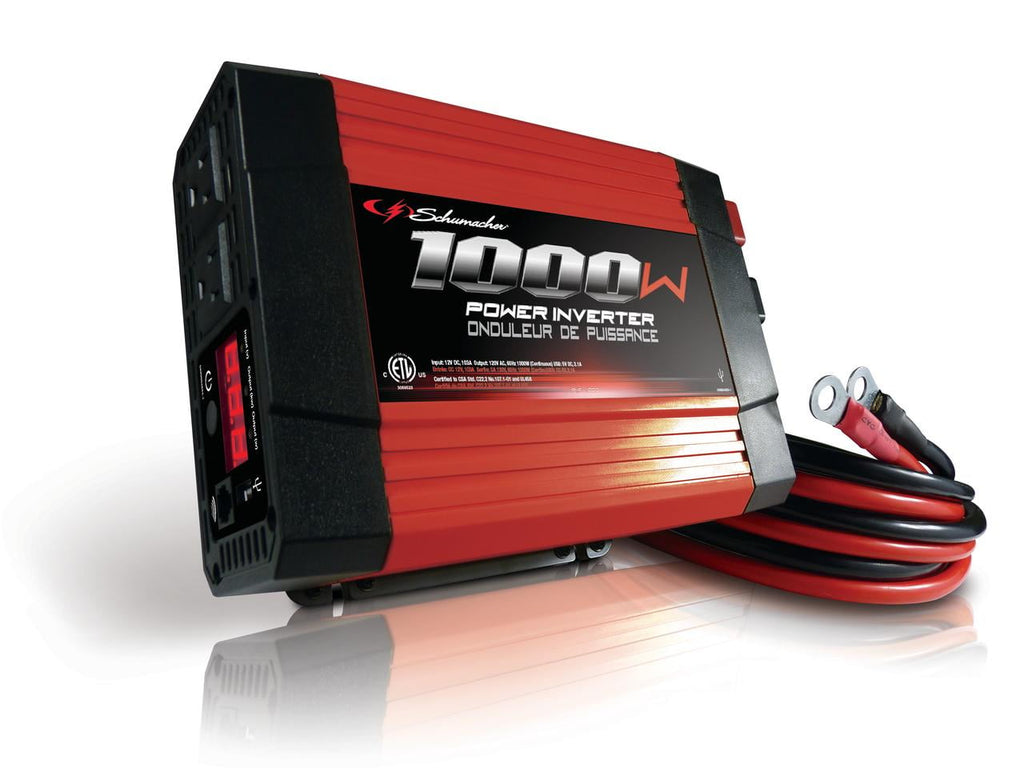 Schumacher PIF-1000 1000 Watt / 2000 Peak Watt Power Inverter