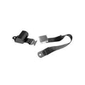 Scott Drake SB-BK-65 Aftermarket Seat Belt Black Retractable Fits select: 1966-1973 FORD MUSTANG