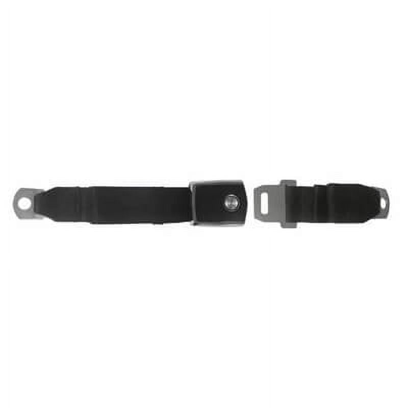 Scott Drake SB-BK-68-C Concours Deluxe Black Seat Belt Fits select: 1968-1970 FORD MUSTANG