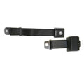 Scott Drake SB-BK-68-PBSB Black Retractable Seat Belt With Starburst Pushbutton Buckle