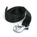 Seamander Boat Winch Strap with Hook and Safety Latch - Loop End - 2" x 20' -5,000lbs