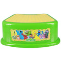 Sesame Street "Framed Friends" Non-Slip Step Stool, Single Step Plastic Step Stool