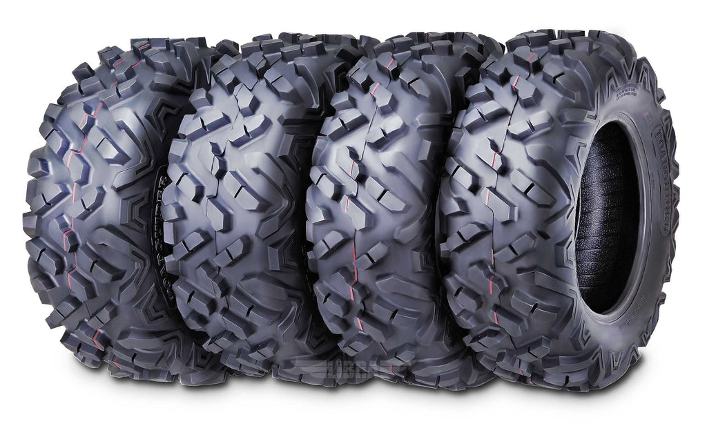Set 4 Roadguider ATV UTV Tires 26x9-12 26x9x12 front & 26x11-12 26x11x12 Rear 6PR
