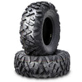 Set of 2 New WANDA ATV/UTV Tires 24x9-11 24x9x11/4PR Utra Deep Self-cleaning Tread