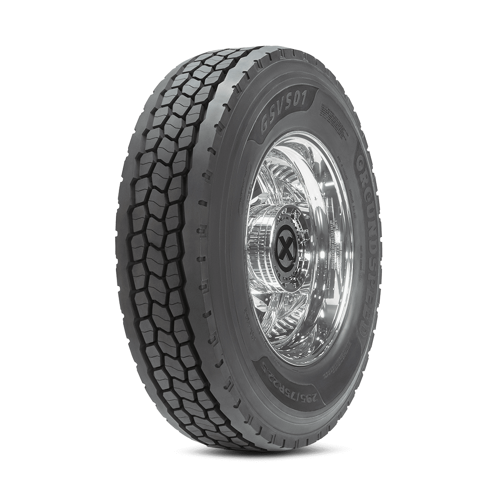 Set of 2 Tires 11R22.5 Groundspeed GSVS01 Drive Closed Shoulder 16 Ply 148/145