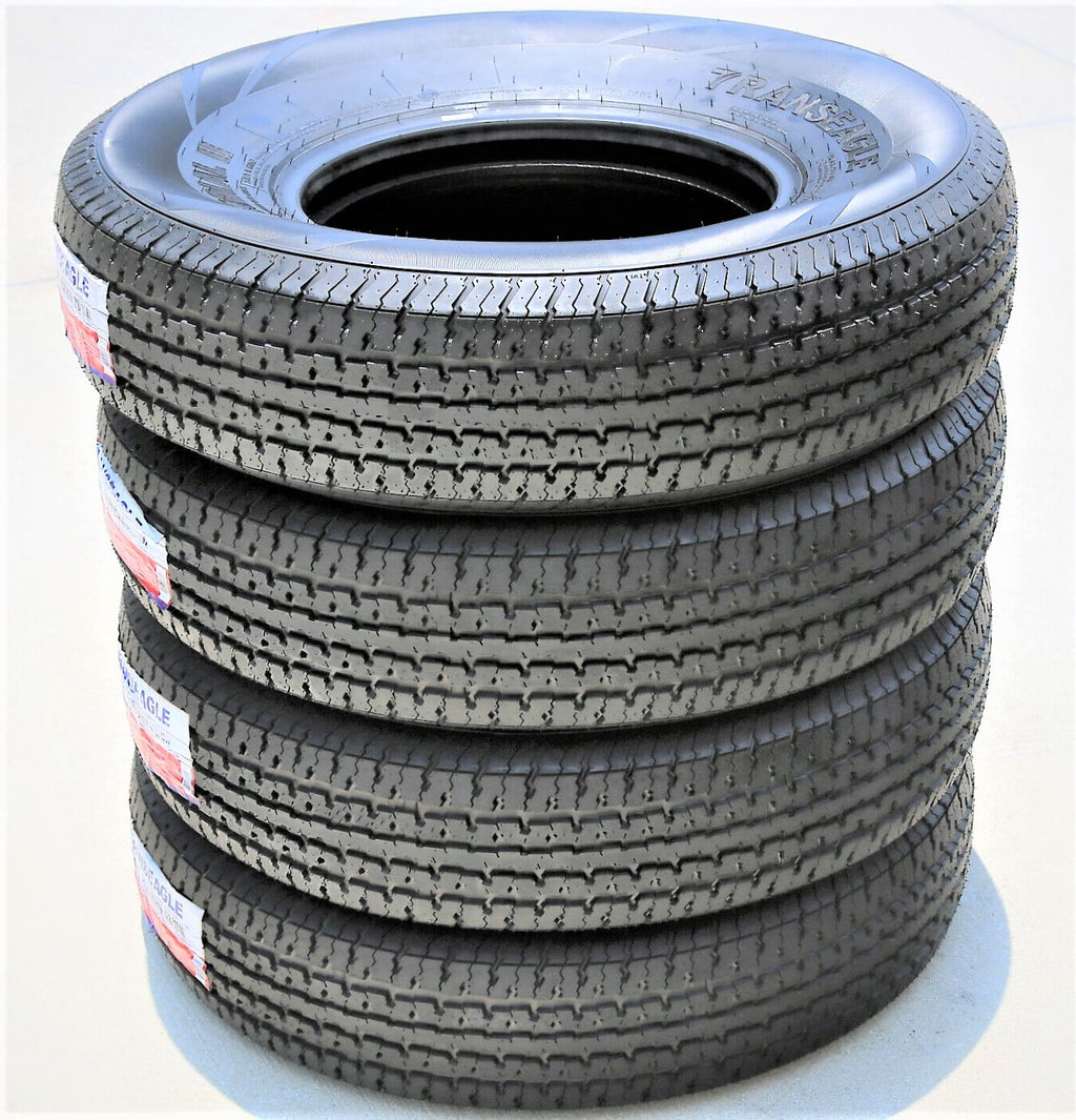 Set of 4 (FOUR) Transeagle ST Radial II Steel Belted ST 235/80R16 Load E (10 Ply) Trailer Tires