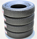 Set of 4 (FOUR) Transeagle ST Radial II Steel Belted ST 235/80R16 Load E (10 Ply) Trailer Tires