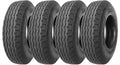 Set of 4 New Heavy Duty Highway Trailer Tires 8-14.5 14PR Load Range G- 11067