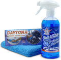 Shinykings Wash&Shine 66 WATERLESS Motorcycle cleaner as Cleaning Kit 16.9 fl.oz with Premium cleaning cloth