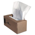 Shredder Waste Bags, 25 Gal Capacity, 50/carton | Bundle of 2 Cartons