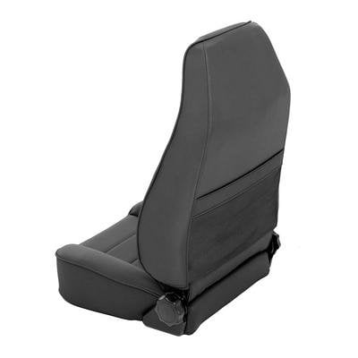 Smittybilt 45015 Factory Style Front Bucket Seat with Recliner - Denim Black Fits select: 2012-2014 JEEP WRANGLER, 2008 JEEP WRANGLER UNLIMITED