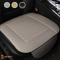 Spencer 1PC Car Seat Cushion Breathable Car Interior Seat Cover Cushion PU Leather 3D Front Pad Mat for Auto Supplies Office Chair "Grey"