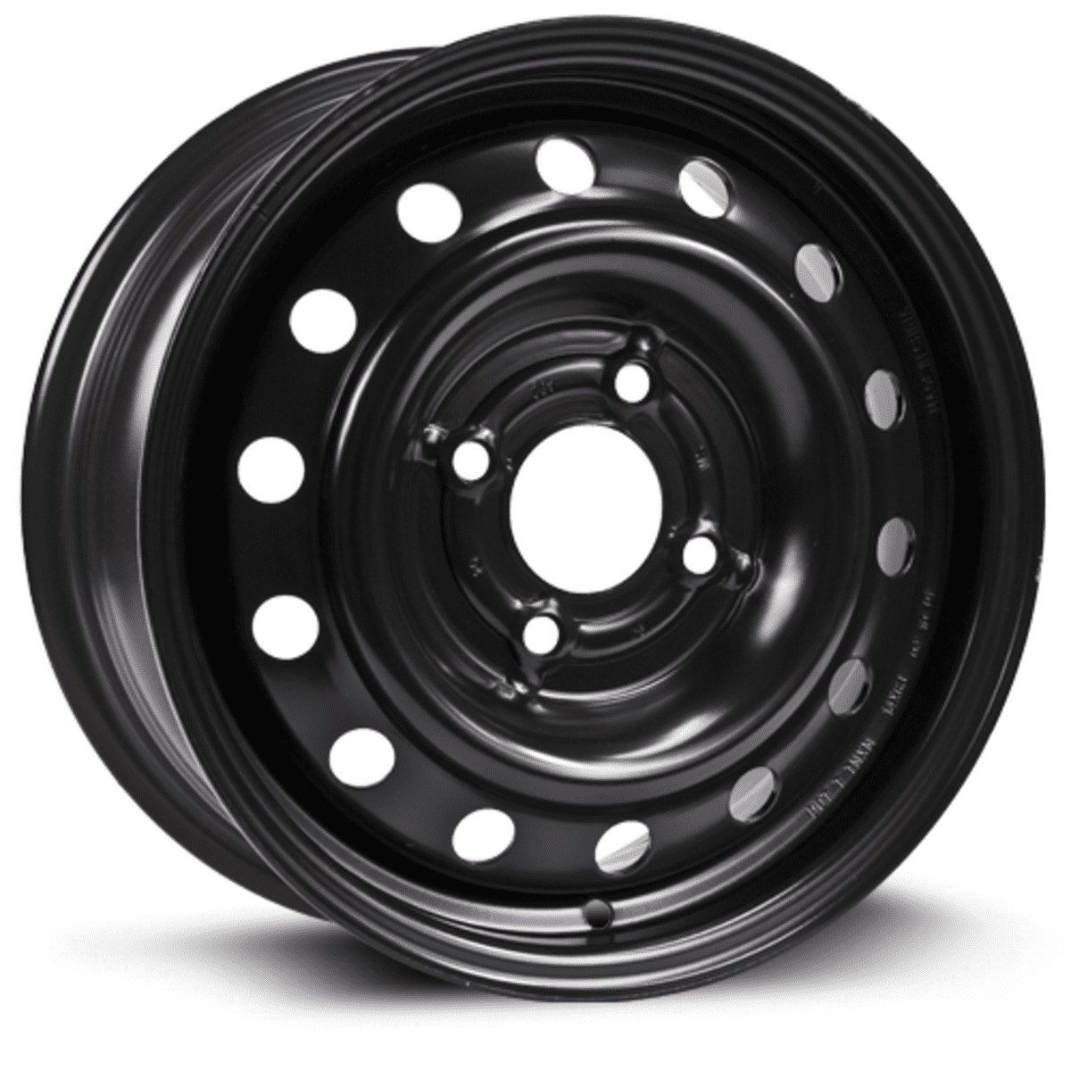 Steel Rim 14X5.5, 4X108, 63.4, +52, black finish (MULTI APPLICATION FITMENT) X99117N