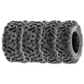 SunF All Terrain ATV UTV Tires 22x7-10 & 20x10-9 6 PR A051 (Complete Full Set of 4)