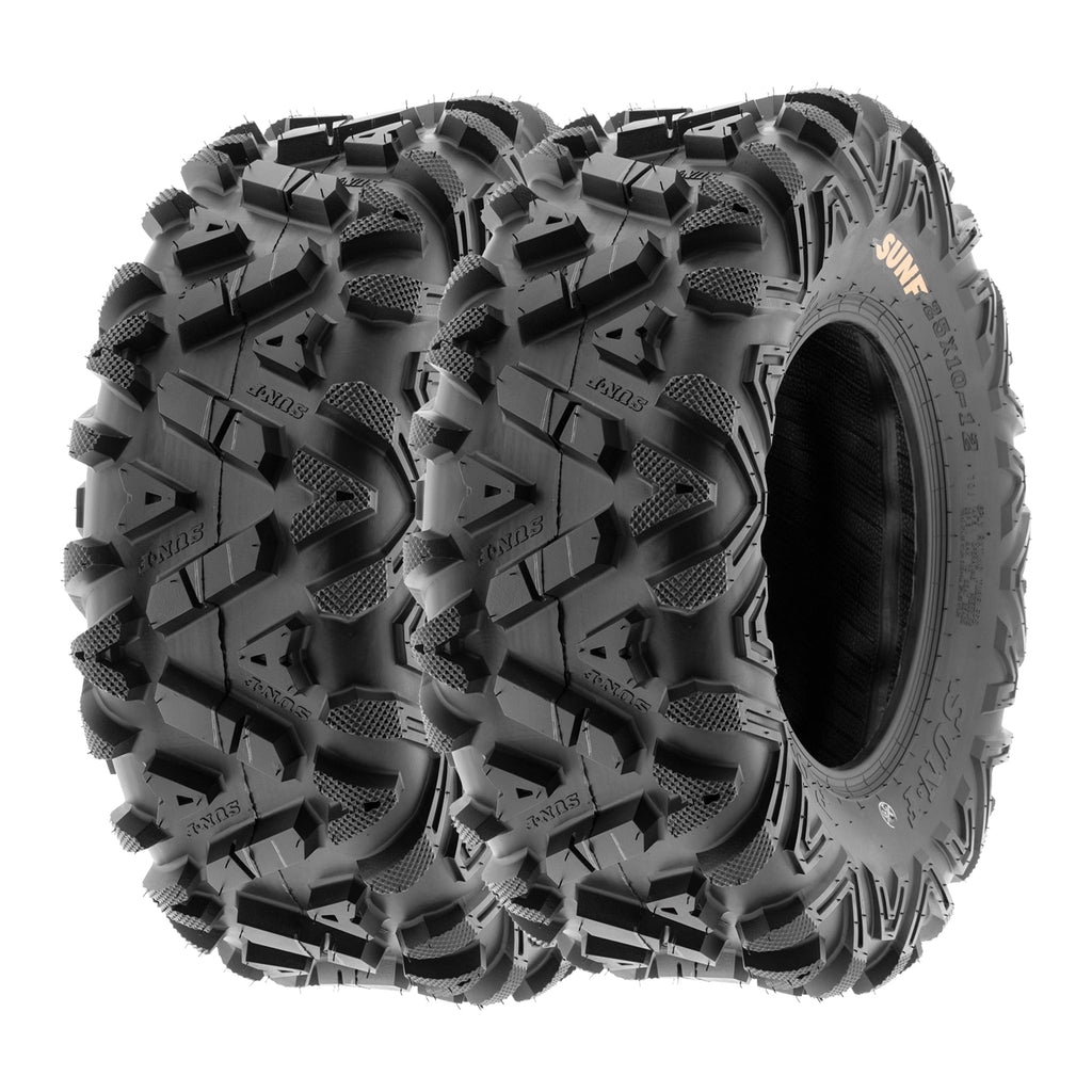 SunF All Terrain ATV UTV Tires 27x11-14 27x11x14 6 PR A033 (Pair of 2)