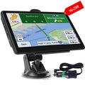 Sunthon GPS Navigation for Car, GPS Truck GPS for Car Garmin 7 Inch Touch Screen 16G 256M Voice Broadcast Car Navigation System with Speed Camera Black