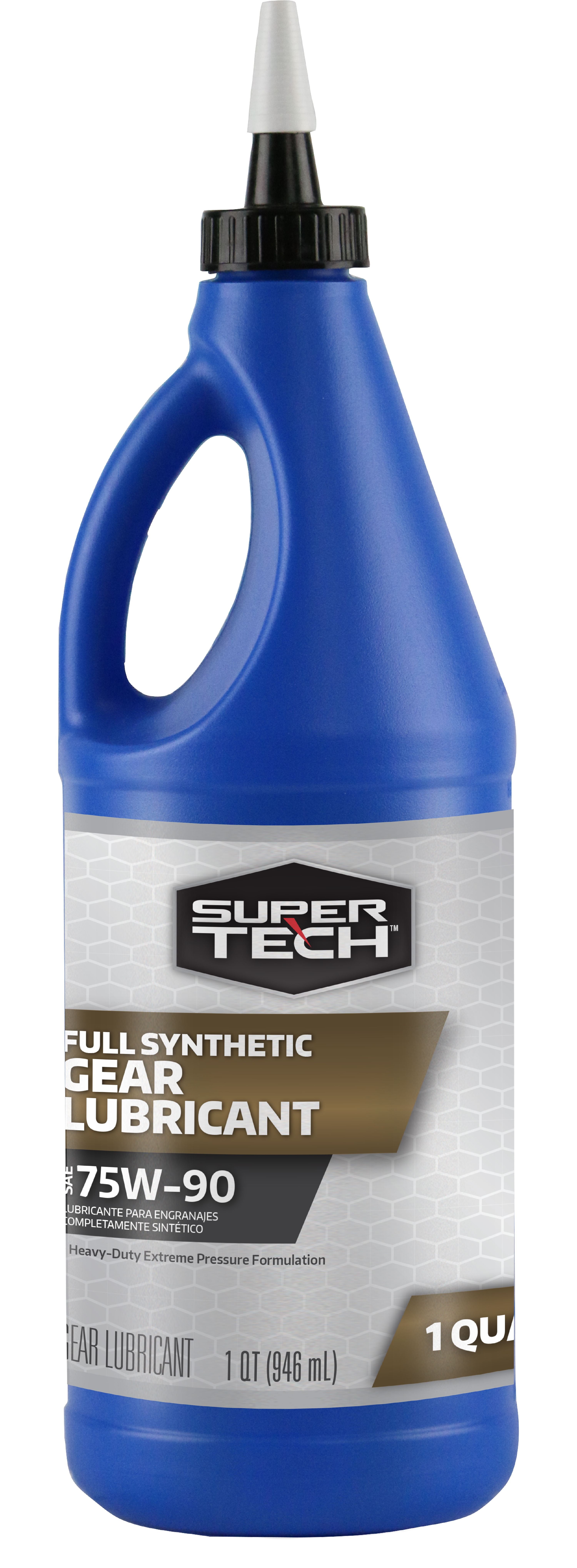 Super Tech Full Synthetic Gear Lubricant SAE 75W-90, 1 Quart