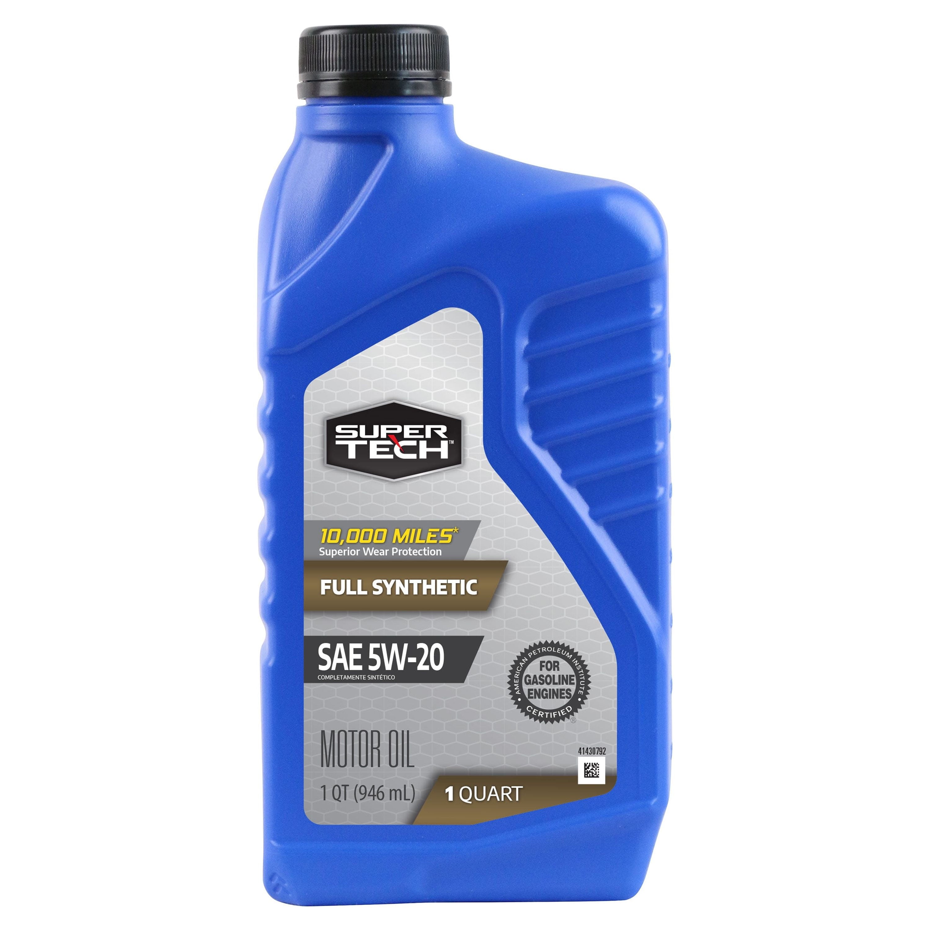 Super Tech Full Synthetic SAE 5W-20 Motor Oil, 1 Quart