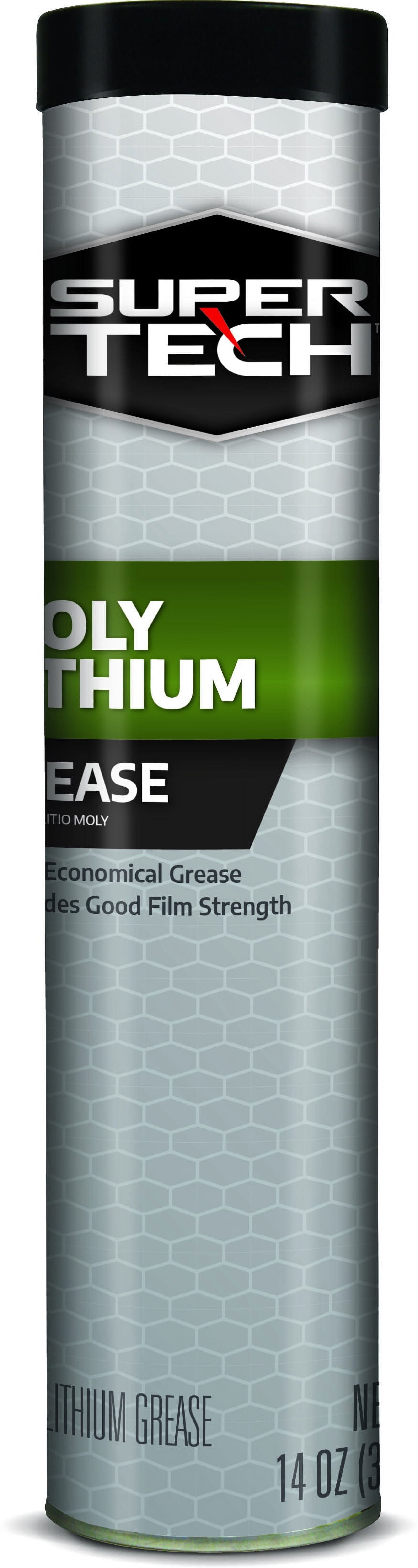 Super Tech Moly-Lithium Extreme Pressure Grease, 14 oz Tube