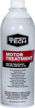 Super Tech Motor Treatment — Automotive Additive for Gas, Diesel, & Oil, 16 fl. oz.