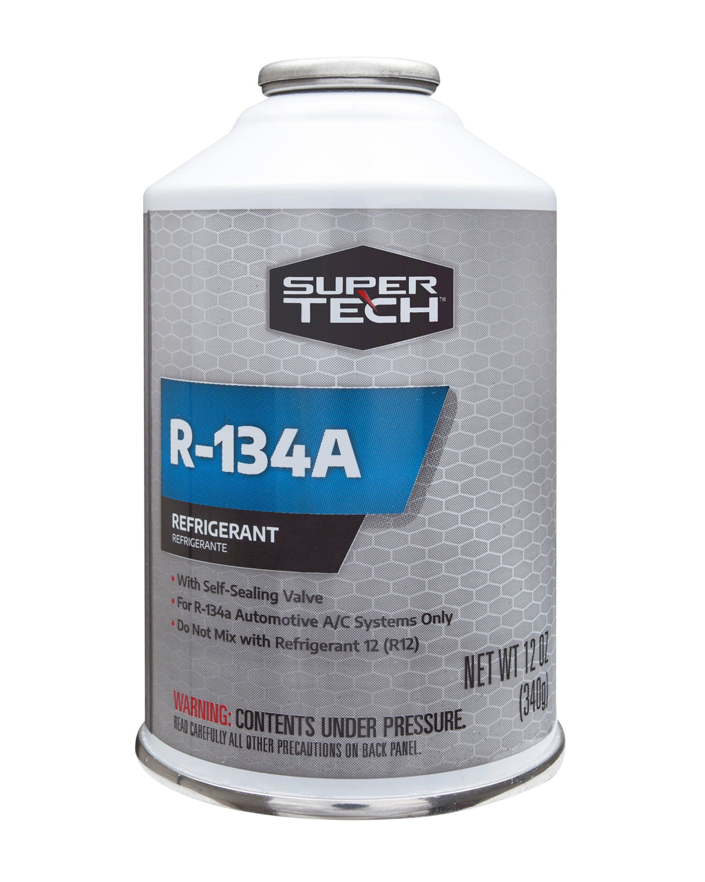 Super Tech R-134a Refrigerant, 12 oz
