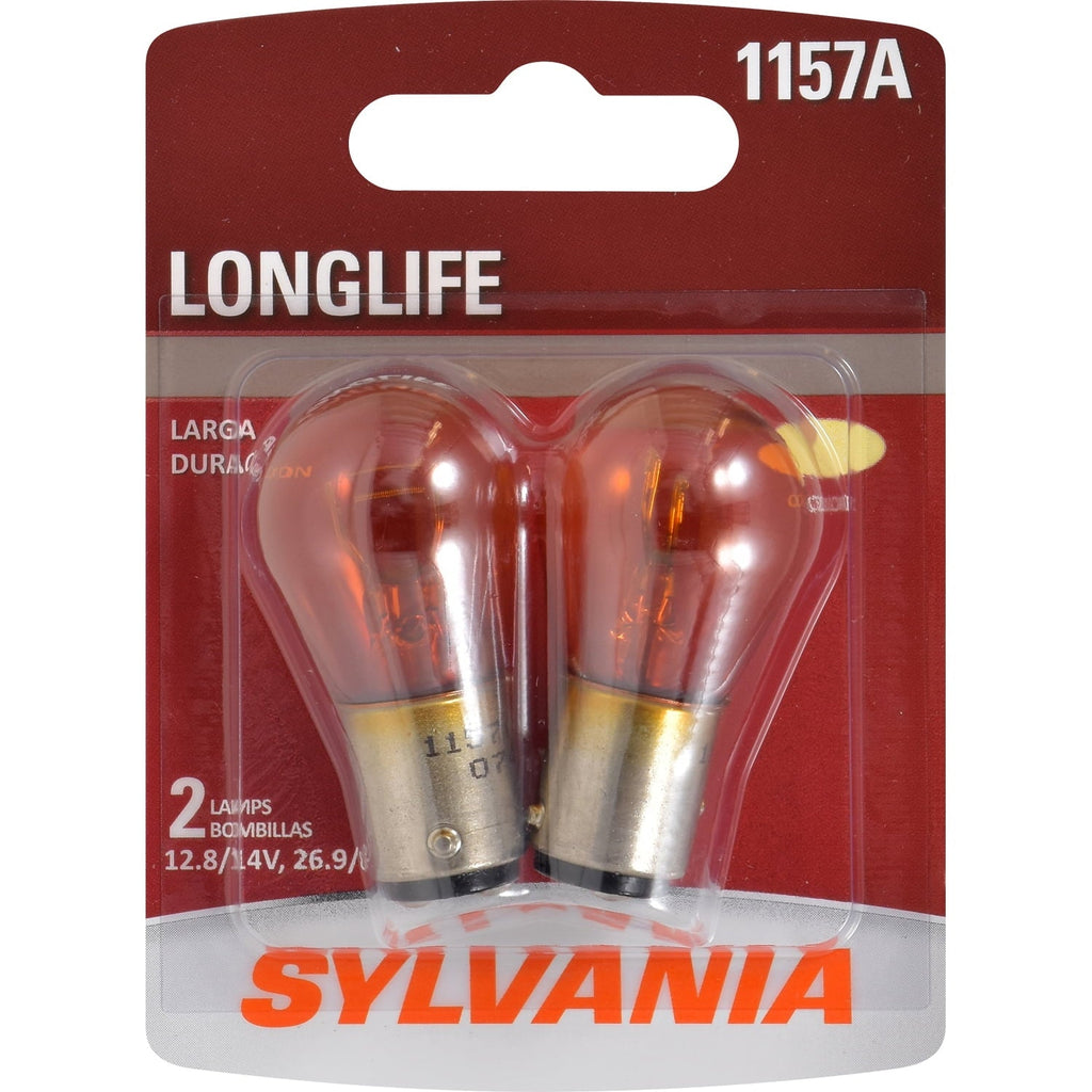 Sylvania 1157A Long Life Automotive Mini Bulb, Pack of 2.