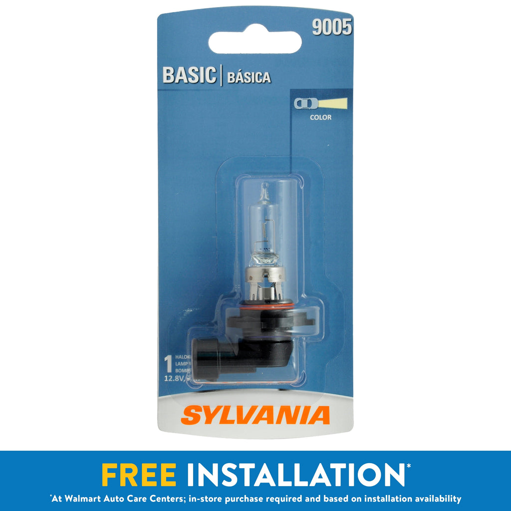 Sylvania 9005 Basic Auto Halogen Headlight, Pack of 1.