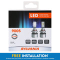 Sylvania 9005 LED Fog Light and Powersport Bulb, Pack of 2