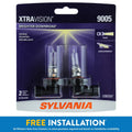 Sylvania 9005 XtraVision Halogen Headlight Bulb, Pack of 2