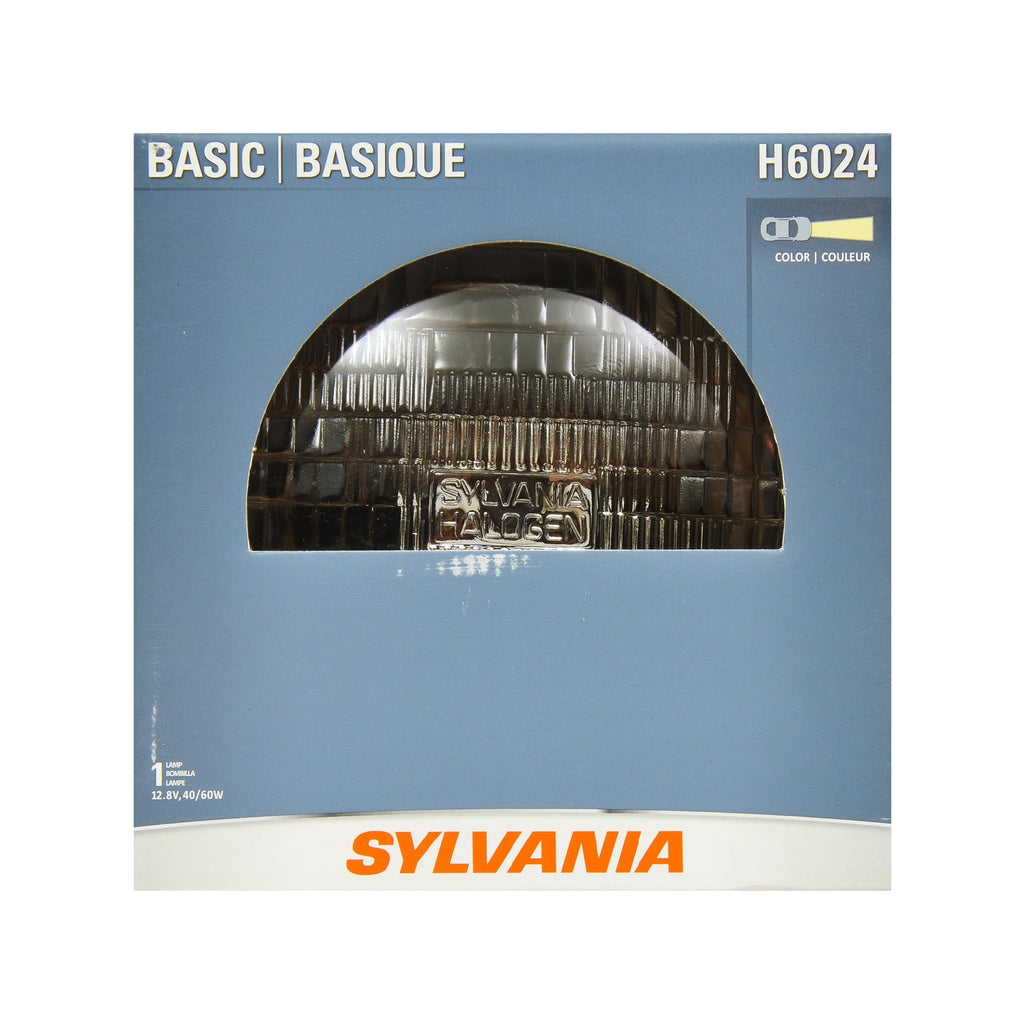 Sylvania H6024 Basic Halogen Sealed Beam Headlight, Contains 1 Bulb