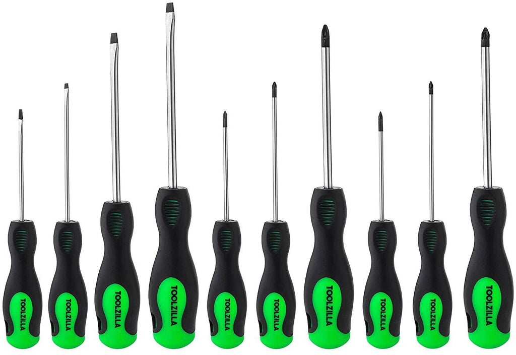 TOOLZILLA Screwdriver Set for DIY and Home Fixes (10 Pieces)