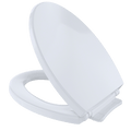 TOTO® SoftClose® Non Slamming, Slow Close Elongated Toilet Seat and Lid, Cotton White - SS114#01
