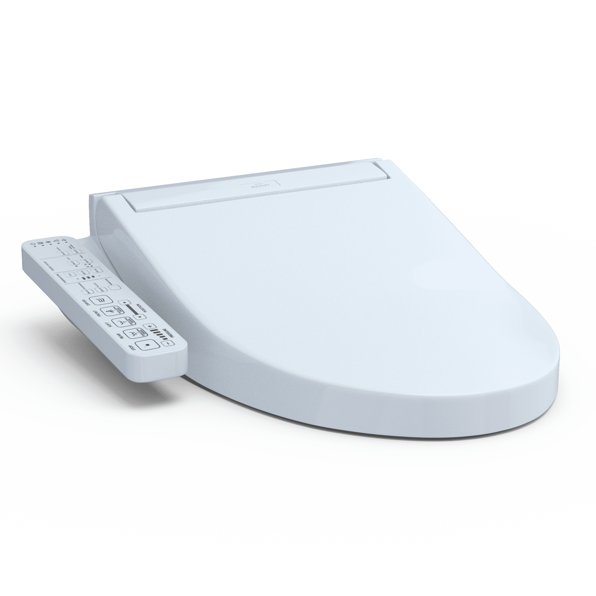 TOTO® WASHLET® C2 Electronic Bidet Toilet Seat with PREMIST and EWATER+ Wand Cleaning, Elongated, Cotton White - SW3074#01